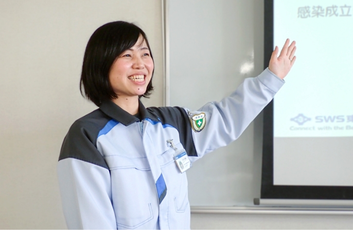 電話対応の様子
